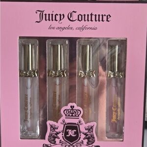 Juicy Couture Lip Gloss Collection - Pink and Gold Hues